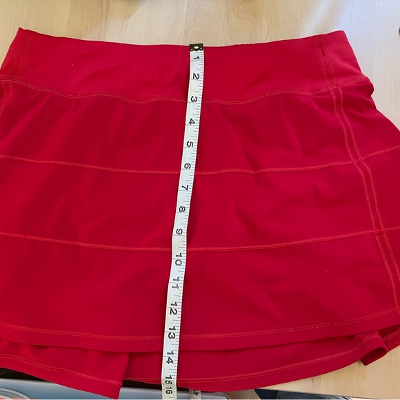 Stylish Red Women's Skirt - Picture 5 of 6
